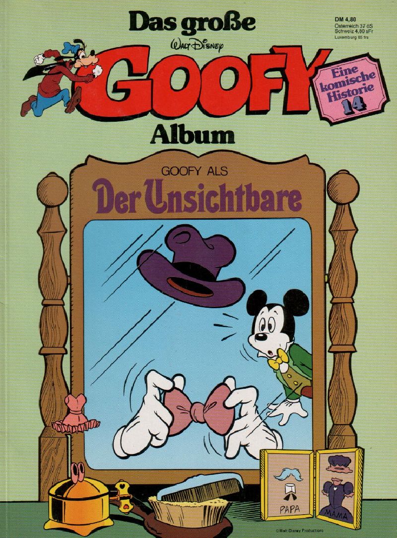 Goofy Das Gro E Album Der Unsichtbare Comic