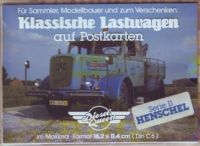 Klassische Lastwagen - Henschel - Postkarten