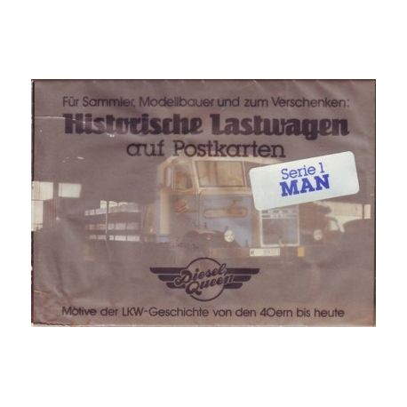 Historische Lastwagen - MAN - Postkarten Historische Lastwagen - MAN - Postkarten