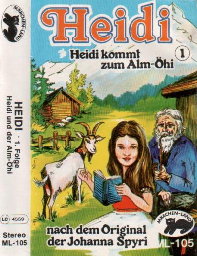 Heidi Folgen: 1-4, 6 - Märchenland MC
