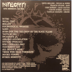 Integrity – Live: Brooklyn, NYC 2022 - pink vinyl - LP